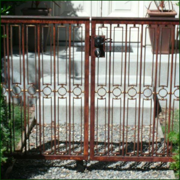 Wrought Iron Courtyard Gate - Denver